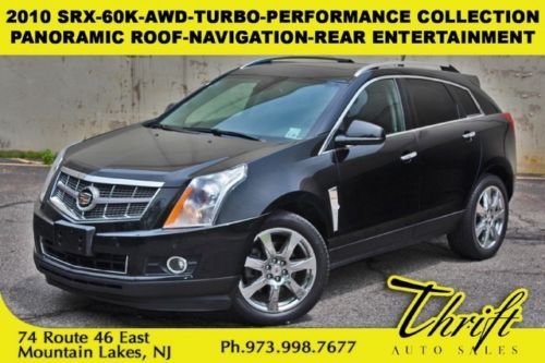 2010 srx-60k-awd-turbo-performance collection-pano roof-nav-rear entertainment