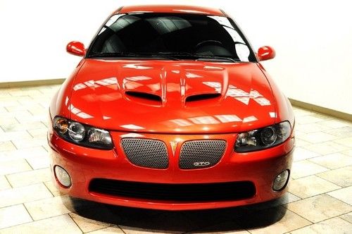 2006 pontiac gto 6.0 red/blk only 45k 6speed warranty certified