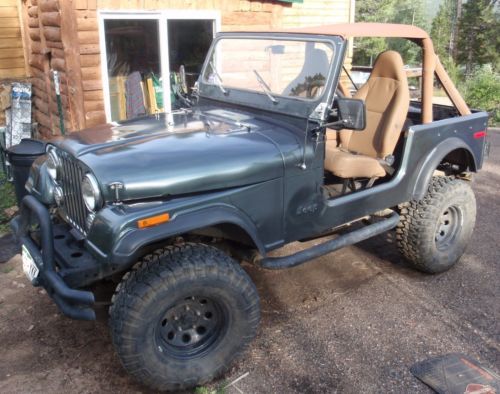 1978 jeep cj7 automatic quadratrac high/low hard top &amp; doors bikini top!