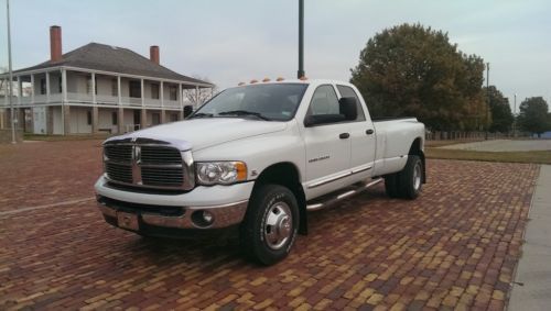 2004 dodge 3500 laramie 5.9l cummins white 4wd 34,300 miles