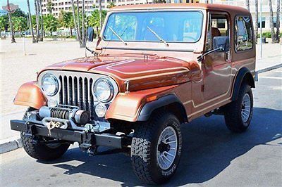 1982 cj7 85k, 6 cyl, 5 speed, a/c, hardtop, winch, very clean