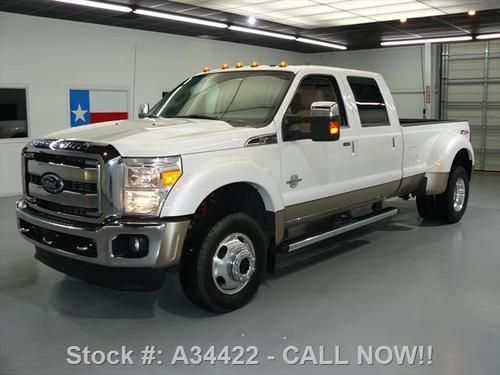 2011 ford f-450 lariat fx4 diesel 4x4 sunroof nav 17k texas direct auto