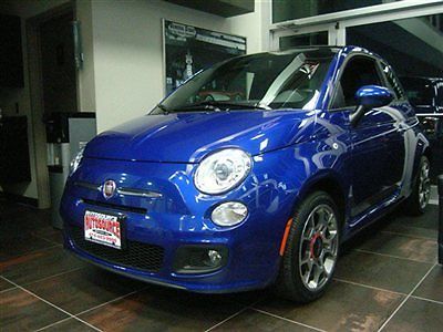 2012 fiat 500 sport 14k low miles 2016 factory warranty power sunroof 38 mpg hwy