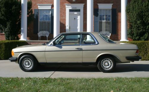 1985 mercedes 300cd turbo diesel  coupe w123 om617 79k original miles