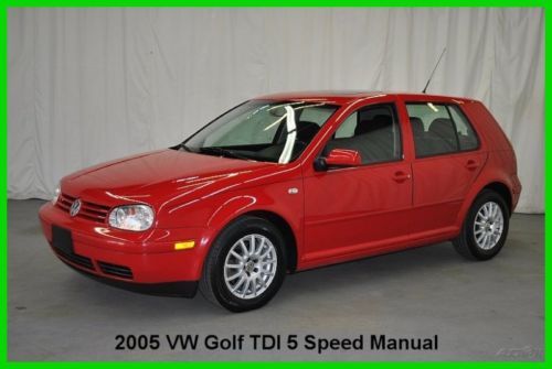 2005 volkswagen golf gls tdi 4dr hb diesel 5 speed manual one owner no reserve