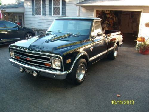 1968 chevrolet short-bed, fleetside pick-up.  restomod, hot rod, shop truck.