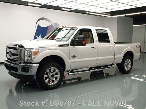 2012 ford f-250 lariat diesel fx4 4x4 sunroof nav 47k texas direct auto