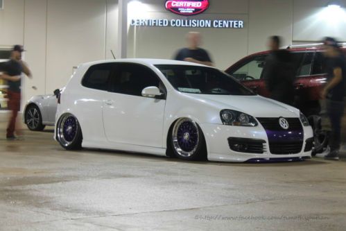 2007 vw gti, 6 speed, low miles, airride, bbs, shaved