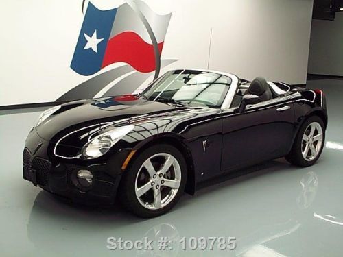 2007 pontiac solstice gxp convertible turbo leather 32k texas direct auto
