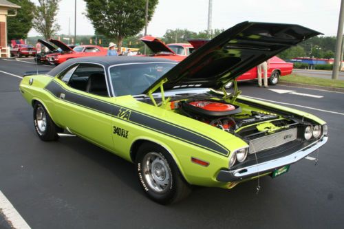 1970 Dodge Challenger T/A 340 Six Pack #'s Matching, image 2