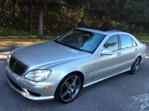 2003 mercedes-benz s 55 amg kompressor sedan 4-door 5.5l, extra clean, 20" amg's