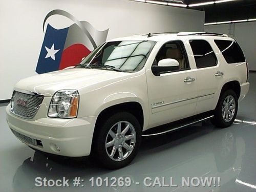 2012 gmc yukon denali sunroof nav dvd 20&#034; wheels 10k mi texas direct auto