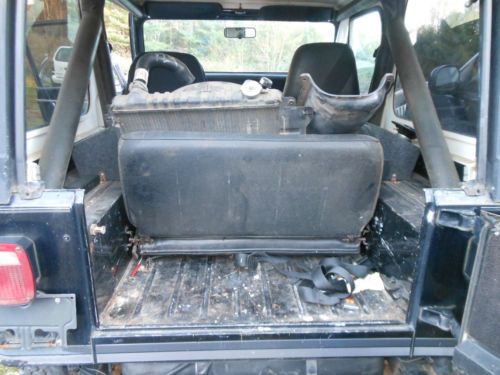 1987 Black Jeep Wrangler, image 6