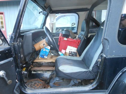 1987 Black Jeep Wrangler, image 8