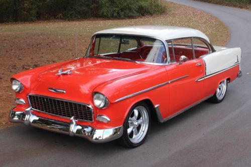 1955 Chevy Bel Air Hard Top AC PDB 350/350 Solid 2 Door Drives A1 MUST SEE, image 3
