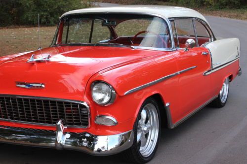 1955 Chevy Bel Air Hard Top AC PDB 350/350 Solid 2 Door Drives A1 MUST SEE, image 4