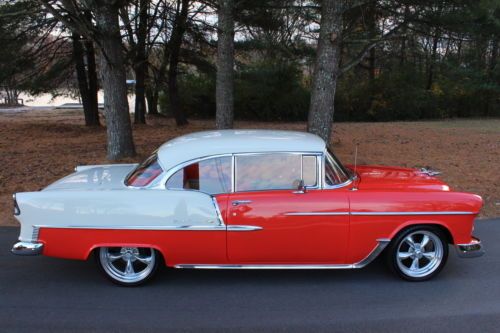 1955 Chevy Bel Air Hard Top AC PDB 350/350 Solid 2 Door Drives A1 MUST SEE, image 14