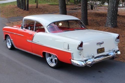 1955 Chevy Bel Air Hard Top AC PDB 350/350 Solid 2 Door Drives A1 MUST SEE, image 22