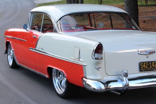 1955 Chevy Bel Air Hard Top AC PDB 350/350 Solid 2 Door Drives A1 MUST SEE, image 23