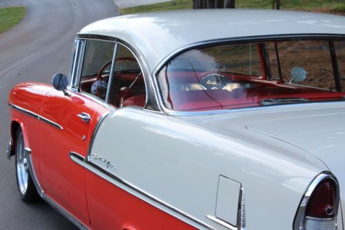 1955 Chevy Bel Air Hard Top AC PDB 350/350 Solid 2 Door Drives A1 MUST SEE, image 24