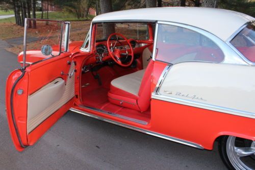 1955 Chevy Bel Air Hard Top AC PDB 350/350 Solid 2 Door Drives A1 MUST SEE, image 29
