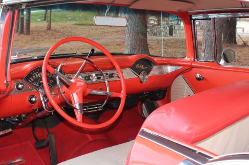 1955 Chevy Bel Air Hard Top AC PDB 350/350 Solid 2 Door Drives A1 MUST SEE, image 31