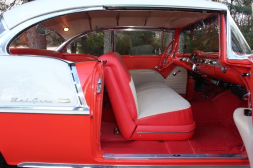 1955 Chevy Bel Air Hard Top AC PDB 350/350 Solid 2 Door Drives A1 MUST SEE, image 35