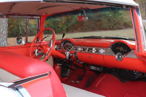 1955 Chevy Bel Air Hard Top AC PDB 350/350 Solid 2 Door Drives A1 MUST SEE, image 36