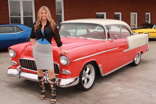 1955 Chevy Bel Air Hard Top AC PDB 350/350 Solid 2 Door Drives A1 MUST SEE, image 40