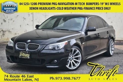 04 525i-120k-premium pkg-navigation- xenon headlights-cold weather pkg