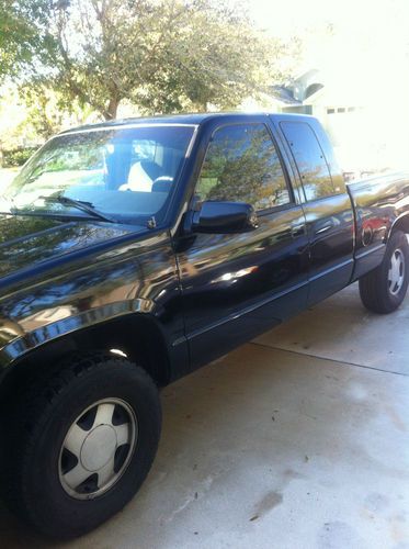 Chevy silverado 1998 4x4 black rebuilt transmission extended cab