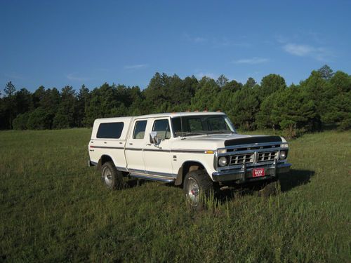 1975 ford f250 4x4 crewcab xlt near perfect survivor