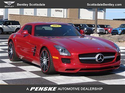 12 mercedes sls amg cpe only 3k miles upgraded interior 22inch wheels park senso