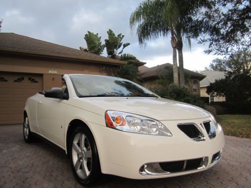 2007 pontiac g6 gt convertible 3900 v6 premium leather 18&#034; alloy whls xm mint!!!