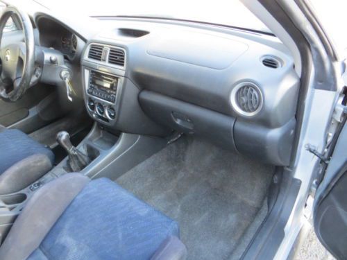 WRX SILVER 5 SPEED MANUAL AWD SELLING AT NO RESERVE DEALER TRADE SMOKE FREE, image 14