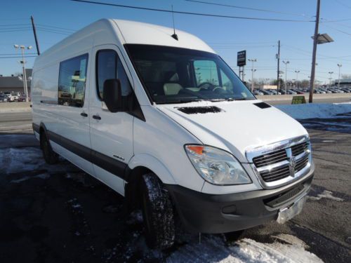 2008 mercedes sprinter 2500 diesel dodge 2 sliding doors carfax windows