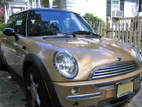 2003 mini cooper - solid gold - automatic - low miles - loaded