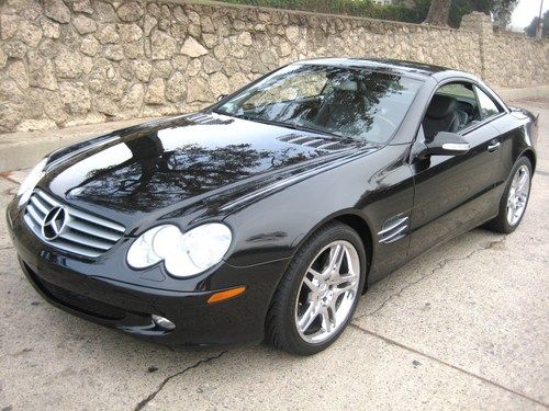 2003 sl500 1 calif. owner 48,000 miles amg wheels black / black beauty calif.