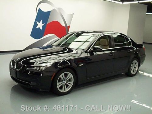 2010 bmw 528i sunroof leather rear cam wood trim 44k mi texas direct auto