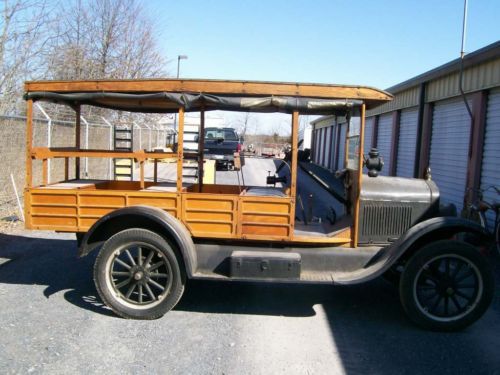 Vintage rebuilt 1927 ford model t depot hack