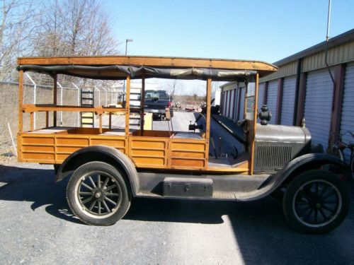 Vintage rebuilt 1927 ford model t depot hack