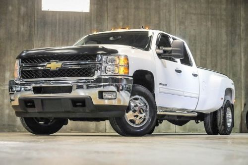 2011 chevrolet silverado 3500hd drw lt! auxiliary 76 gallon fuel! gooseneck!