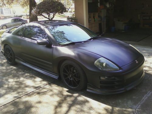 Tuner mitsubishi eclipse 2000 gt cusom shaved door handles, tein, injen, greddy