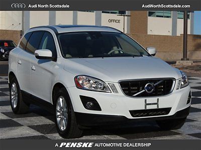 10 volvo xc60 white awd pano roof gps sound system camera 62 k miles carfax