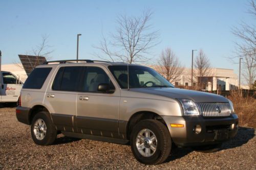 2002 mercury mountaineer - 3rd row seating awd(fixer upper)  no reserve!