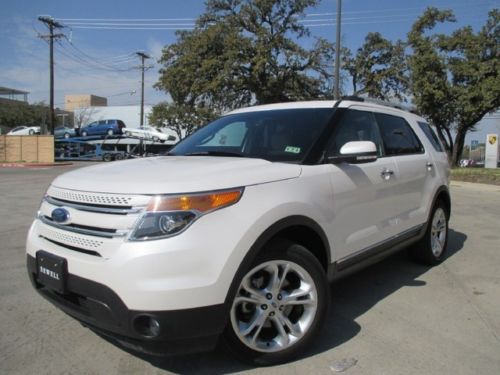 2012 explorer limited 4x4 nav leather low miles 1-owner call 888-696-0646