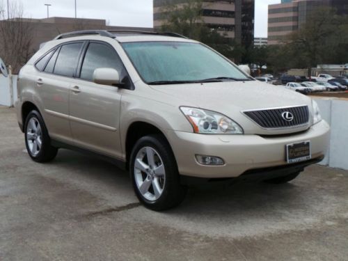 2004 lexus rx 330 beige tan leather 59k miles sunroof ship assist pwr lift gate