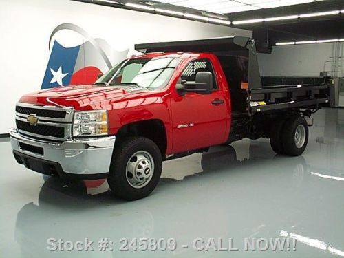 2011 chevy silverado 3500 hd reg cab drw dump truck 8k texas direct auto