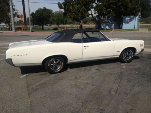 1966 pontiac lemans convertible original motor &amp; trans