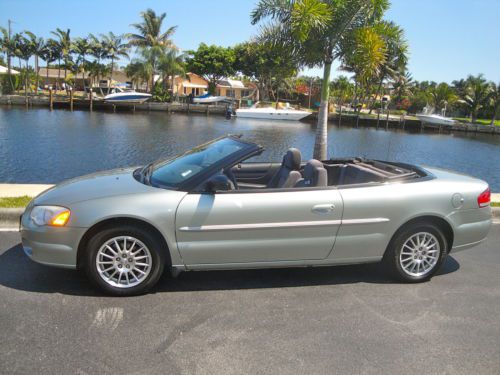 04 chrysler sebring convt lxi*40k*winter resident car*gorgeous*srvcd*fun in sun